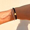 Opal tennis armband goudkleurig