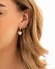 gouden earparty met roze details