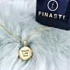 Gouden familie ketting met sieradendoosje