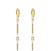 Exclusive glam earrings goldplated