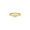 High class stone ring goudkleurig