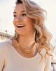 Platte Choker ketting gold plated