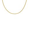 Mini snake ketting goudkleurig