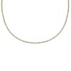 Tennis necklace goud kleurig