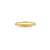 Graveerbare ring bar gold plated