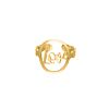 Love ring goudkleurig