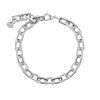 Schakelarmband trendy Zilver