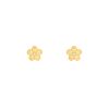 Stud earrings daisy flower goldplated