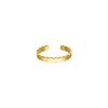 Cute symbols ring goudkleurig