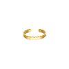 Verstelbare ring dots goudkleurig