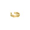 Ear cuff waves kleur goud