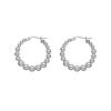 Hoop earrings met bolletjes