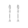 Exclusive crystal drops earrings