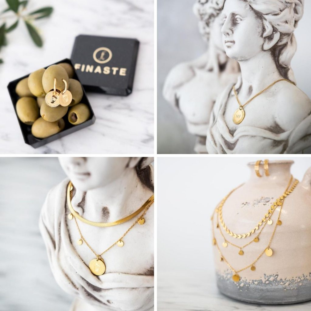 gouden sieraden uit griekse collectie