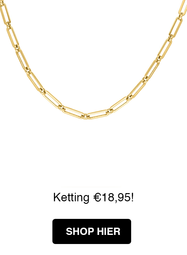 ketting met gouden schakels