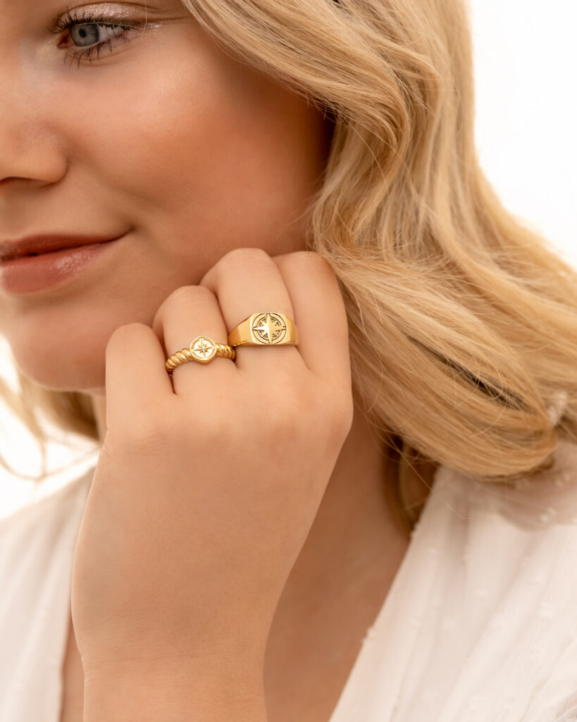 compass ringen goud